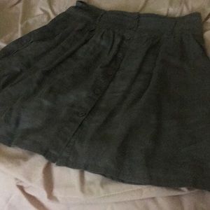 Cynthia Rowley Olive Green Skirt
